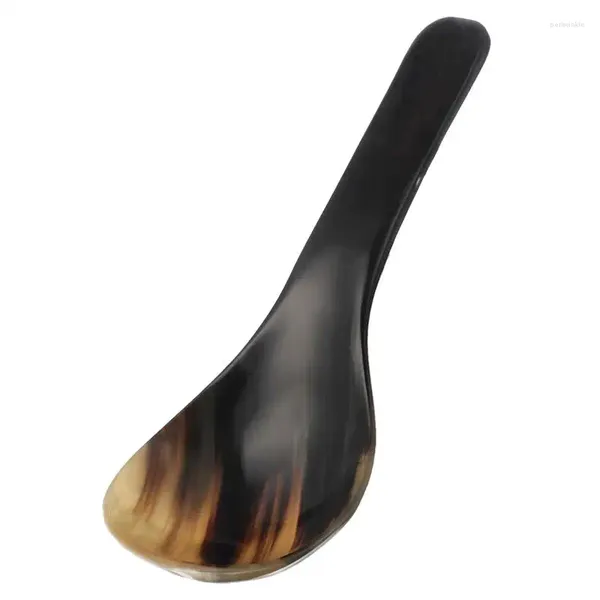 Colheres 1pc Sopa Sopa Spoon Metal Rice Paddle Slotte Cooking Utensil Pote Scono (cor aleatória)