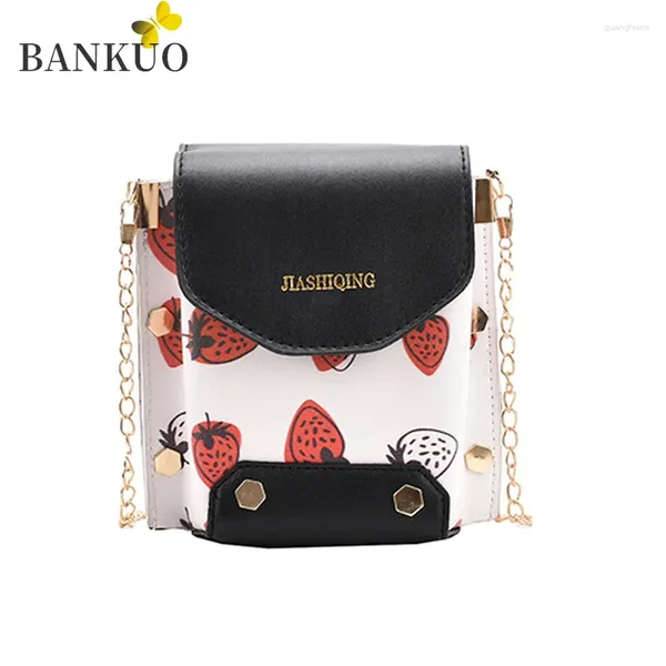 Bag Bankuo Женская кожаная цепь Pu для женщин для женщин -мода