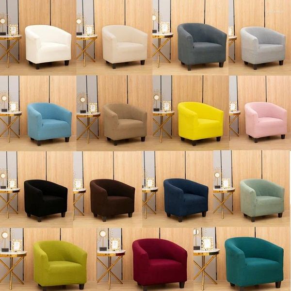 Stuhl Deckt umfasst ein Großhandel halb runde kleine Einzelperson Sofa Deckung Full Universal Internet Cafe Kissentuch gebogen