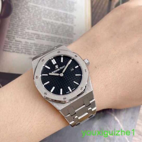 AP Brand Owatch da polso Royal Oak Series Watch Womens 33mm Diametro Quarzo Precision Precision in acciaio Platinum Leisure Ladies Luxury Watch