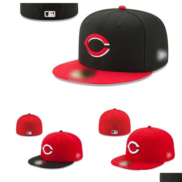 Caps de bola Top Design Chapéus ajustados Moda Hip Hop Baseball ADT Peak Flat Poo