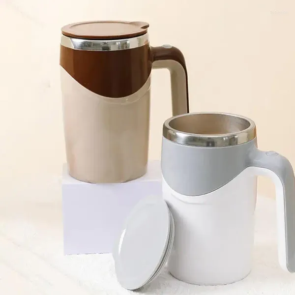 Tassen Automatisch selbst rührende Magnetbecher Edelstahl -Temperaturdifferenz Kaffee Mischung Tasse Smart Mixer Wärme