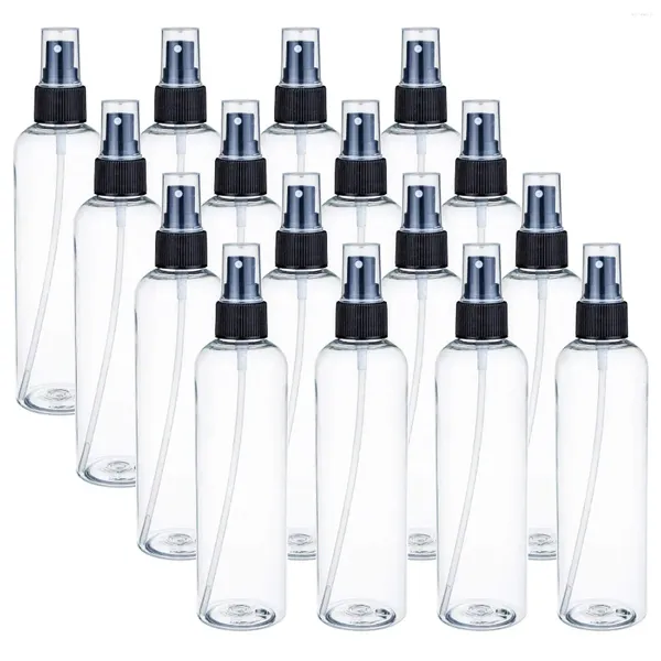 Speicherflaschen 16 Pack 8oz Plastikspray Klar leeres feines Nebelspritzguss mit Pumpenkappe ätherische Öle Reisen Parfums