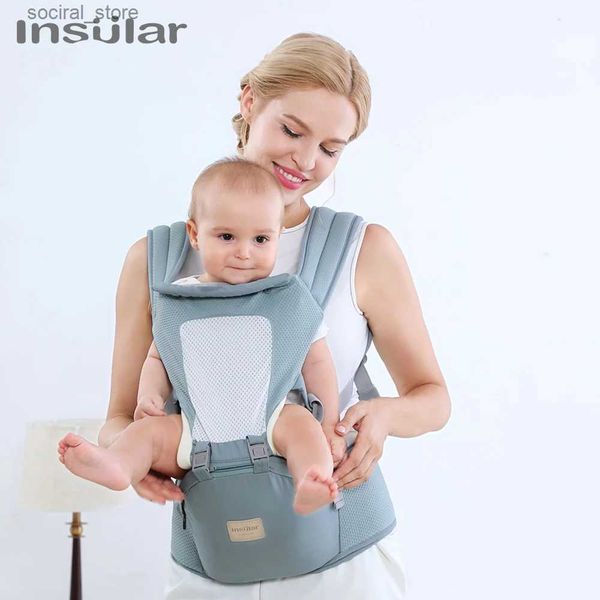 Corrieri con zaini con zaino per bambini insulari frontali rivolti a faccia in canguro di carrelli di imbracatura per bambini ergonomici per bambini neonati che caricano orso 20 kg l45