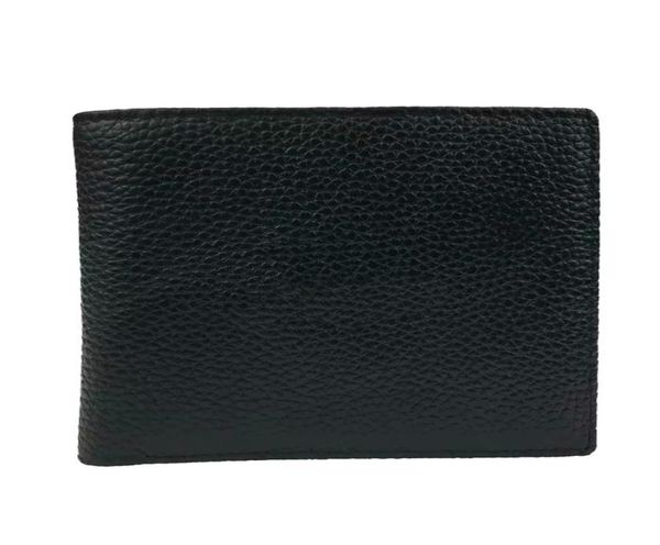 Itália Moda Moda Menção Luxúria Carteira de moedas Pacote de cartão bancário Business Men039s Card de couro Holder6689941