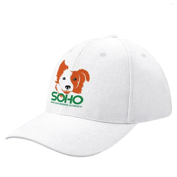 Ball Caps Soho Dog Rescue Logo - Borsa da balle di baseball rosso da ritorno a bordo tattico da escursionismo da trekking da spiaggia per uomini femminili