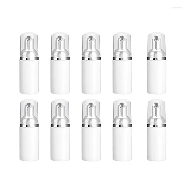 Lagerflaschen 10pcs 30 ml leere Fahrteife Plastikschaumspender Mini -Pumpenspender COS