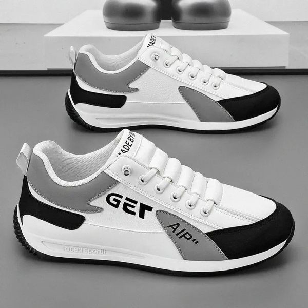 10a Casual Schuhe für Männer trendy und vielseitig Forrest Gump Männer Schuhe Herbst ein Fuß Sportarten Freizeitbrettschuhe Bohnenschuhe J1KT