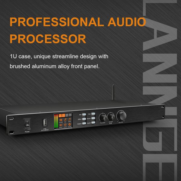 Acessórios ShenNDare KTV Profissional Digital Preefects 32 Bits DSP Processador de áudio Preefectos Home Karaoke Sound Audio Effect System