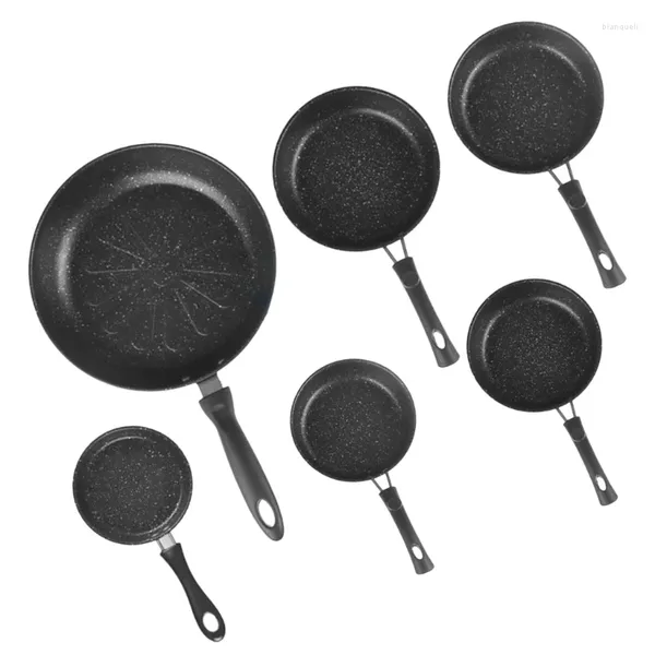 Pfannen Non -Stick -Bratpfannen Kochtöpfe Omeletts Steak Pancake Cookware Flat Bottom Kitchen Accessoires einfach verwendet
