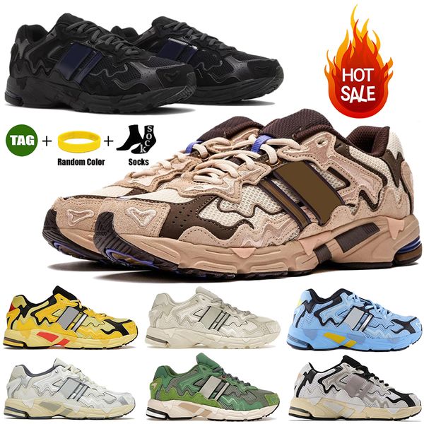 Scarpe da corsa per uomini donne Bad Bunny Response Classic Designer Sneaker scarpe da ginnastica tripla Black Boston Day Paso Fino Cream White Women Sport Sneaker