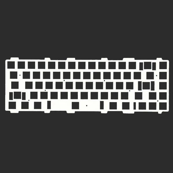 Аксессуары KBD67 Lite Plaining Plate Polycarbonate Mosted/POM/FR4/Алюминиевая/латунная пластина KBD67 LITE Механическая клавишная пластина