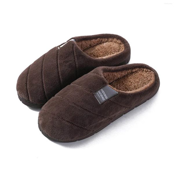 Sapateiros de chinelos em flop macio para homens H Casa Flip Warm Mens Men Slipper