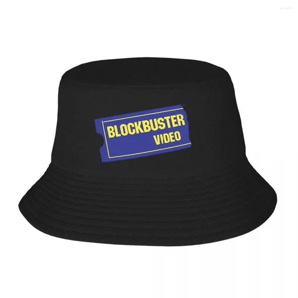 Berets Blockbuster -Video -Bucket -Hut Panama für Mann Frau Bob Hats Mode Fisherman Summer Beach Fischerei Unisex Caps