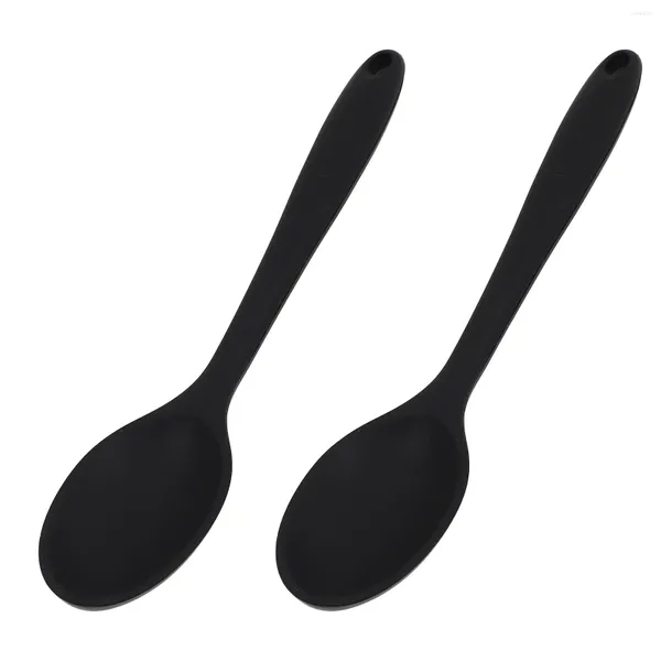 Colheres de colher de silicone ferramentas de cozinha multiuso suprimentos de sopa de cozinha ramen japonês