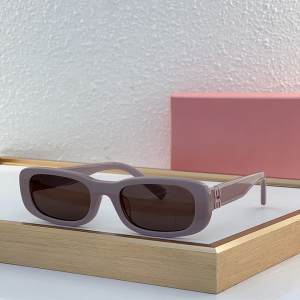 Óculos de sol designers Óculos estéticos de óculos estéticos sofisticação moderna estilo europeu simples moldura pequena óculos de sol retangulares uv400 lunette soleil