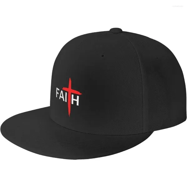 Ball Caps Jesus Christian Faith Cross Croce Cappello Snapback regolabile per uomini Donne Cool Hip Hop Trucker Baseball maschile