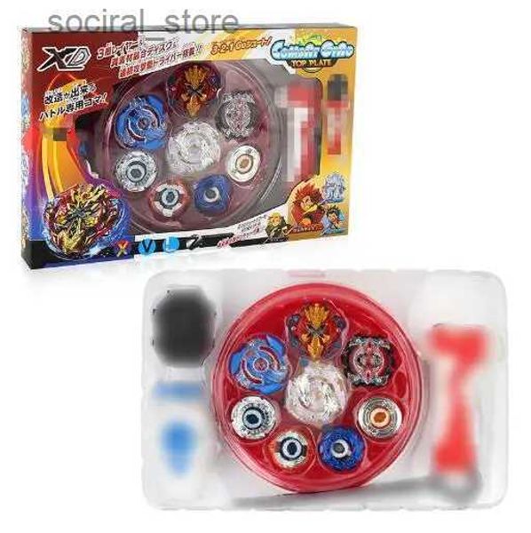 Rotazione top b-x toupie burst beyblade ic giocattolo girare a 4 pezzi/set arena metal fusion fusion lanciagranate yh1175 l240402