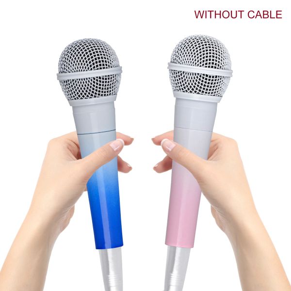 Microfoni microfono portatile dinamico in metallo professionale, 2 pc abbaglianti color sm58lm per cantare canto audio karaoke dal vivo no cavo