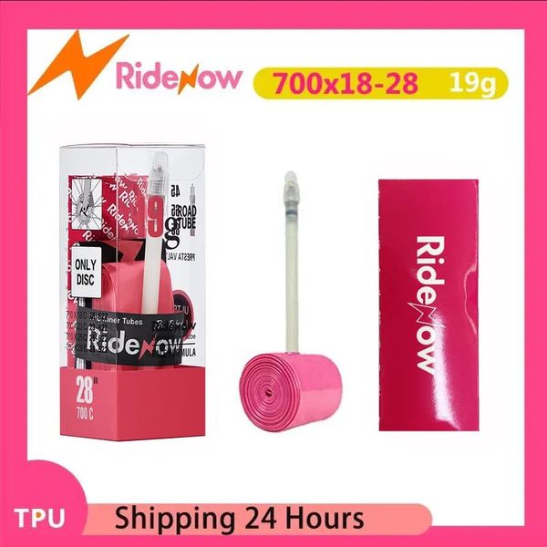 19G UltraLight Ridenow Road Bicycle Camera 700C TPU Bike Внутренняя трубка 700X18C 23C 25C 28C 4565858 мм французский PNEU ARO TIRE 240325