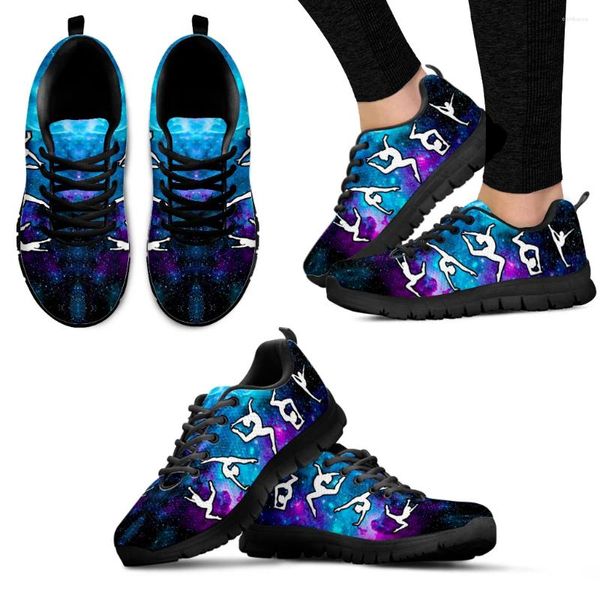 Scarpe casual Instantarts Star Design Sneaker Fashion Sneakers Attività sportiva stampata/Hobby