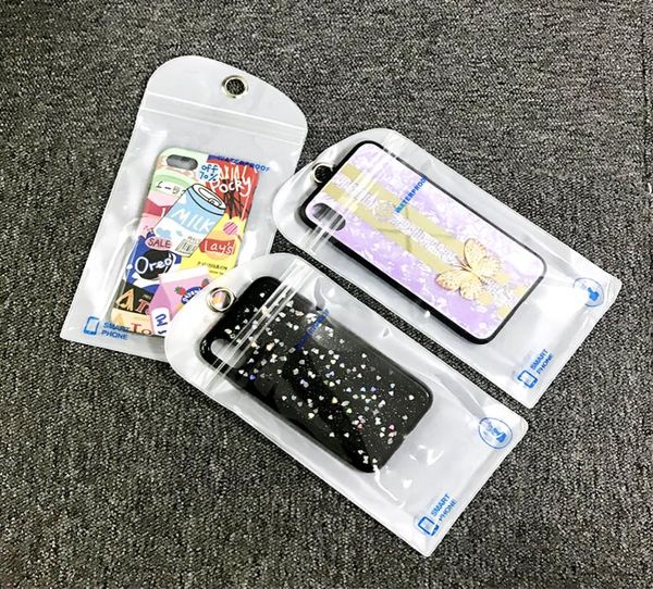 Nuova borsa di imballaggio universale di arrivo per Samsung Galaxy S9 S10 Plus Case Case Bag per iPhone XS Max Xiaomi 8 Pacchetto di copertura del telefono5956001