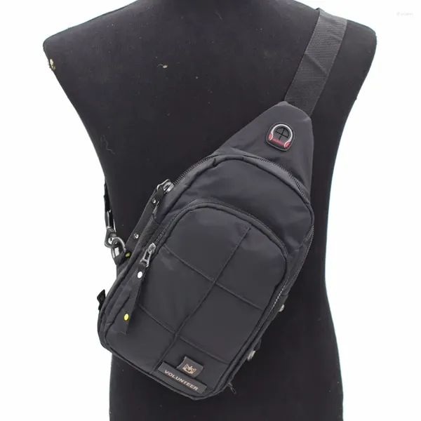 Rucksack hochwertige Männer Oxford Brust Cross Lod Bags Daypack Designer Sling -Umhängetasche Casual Wasserofes Einzelrucksack