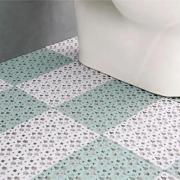 Banyo Paspasları Şeker Renk Ücretsiz Banyo Banyo Anti-Slip Mat Masaj Ayak Ev Tuvalet Duş Balkon Kat