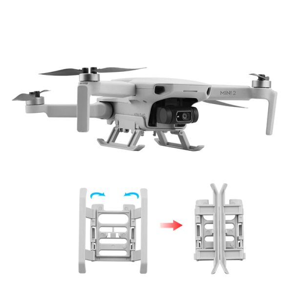 Monopodi Kit di carrello di atterraggio per dji mavic mini 2 / mini se / mavic mini 1 drone antiscratch staffa treppiede altezza estesa gamba estesa