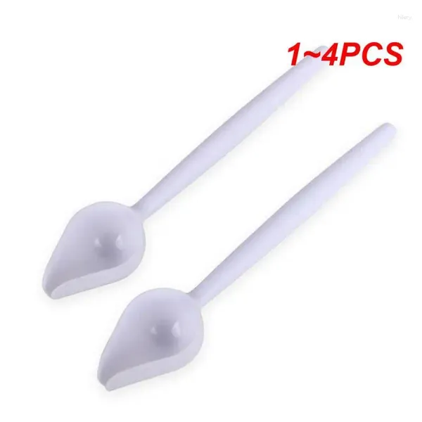 Löffel 1-4pcs Kunststoff Mini Shovel Löffel Schokoladeneiseis für Dessert Tee Kaffee Party Dekoratives Gebäck