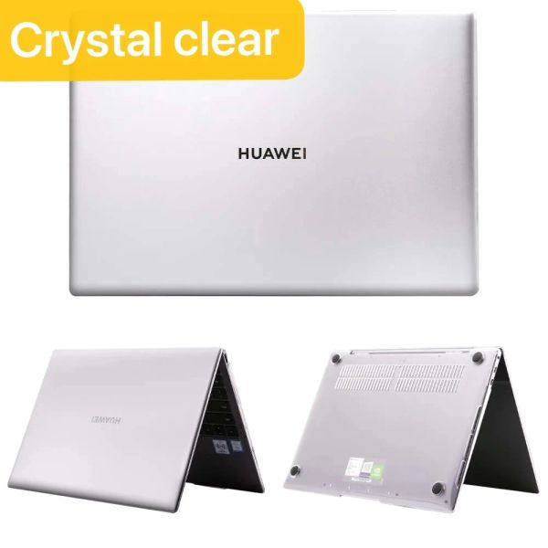 Случаи для ноутбука для Huawei Matebook D14/D15/13/14 Matebook x 2020/x Pro 13.9/Honor Magicbook Pro 16.1/14/15 Transparent Hard Shell