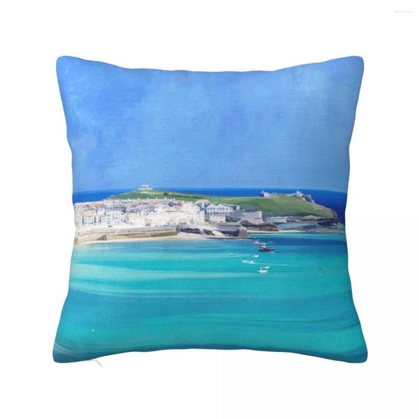 Pillow St Ives Cornwall - Versione originale 2 Filledcase Copri di cuscini di lusso divano