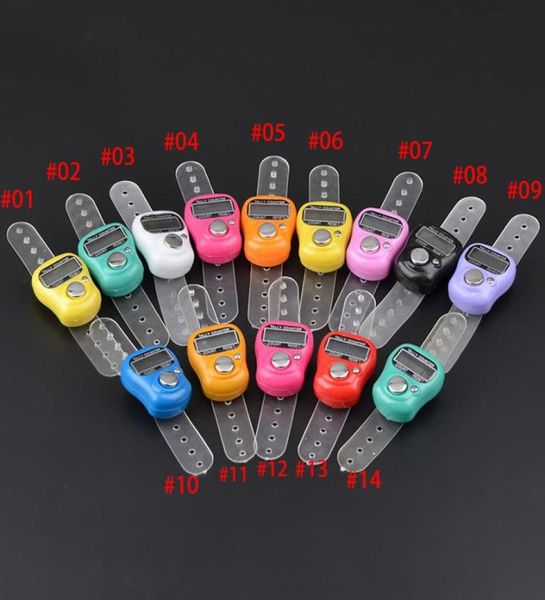 Mini Hand Hold Band Tally Counter LCD Digitale Bildschirmfinger Ring Electronic Head Count Tasbeeh Tasbih Boutique 058674057