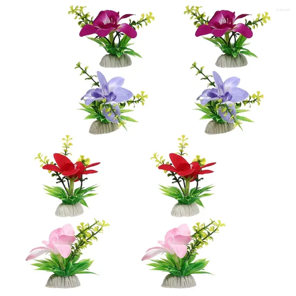 Flores decorativas 8pcs