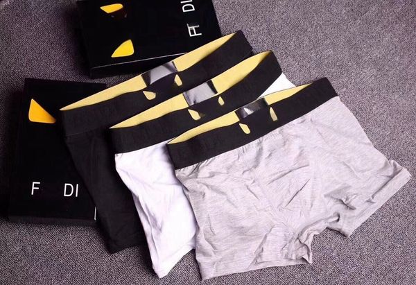 24SS Mens Designer Marken zugrunde liegen sexy klassische Herren lässige Shorts Unterwäsche atmungsaktive Baumwolle unterwärt 3pcs mit Box