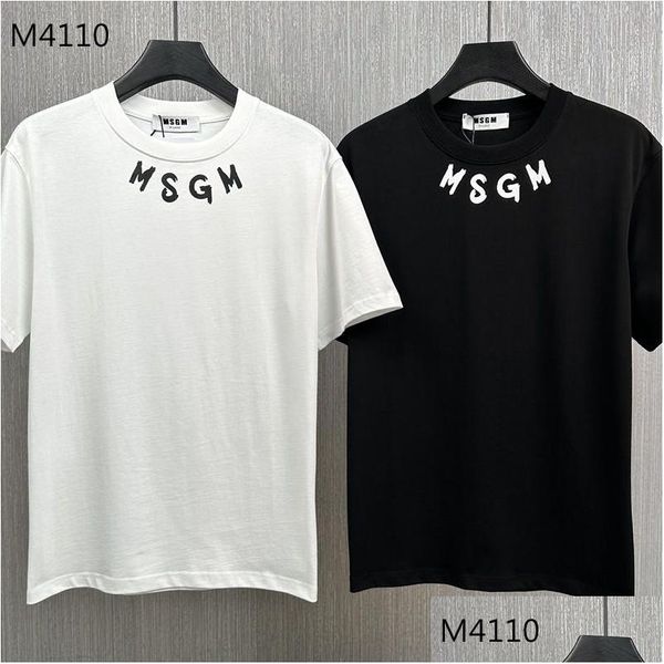 Herren-T-Shirts Buchstaben bedruckte T-Shirts Männer T-Shirts Sommer Hemd Short Sleeves Crew Hals Tops Drop Lieferbekleidung Kleidung T-Shirts p Dhtyf