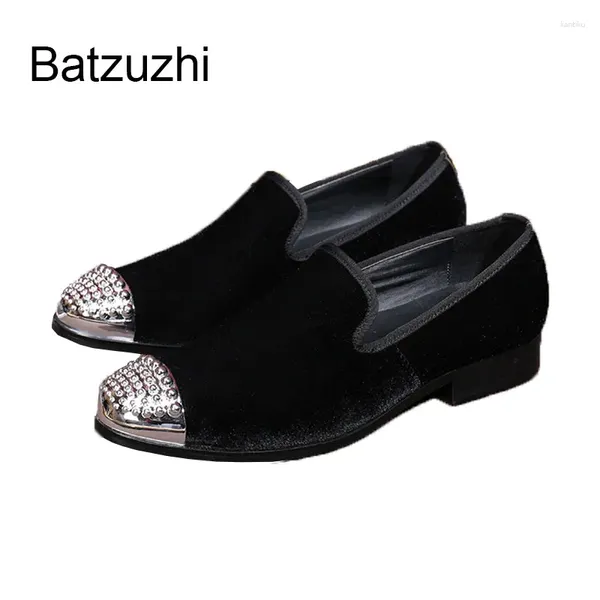 Lässige Schuhe ntparker italienischer Stil Männer Wildlederlaafer aus Slip-on Herren Flats Luxus Hochzeitskleid formelle Schwarze Größe EU38-46!