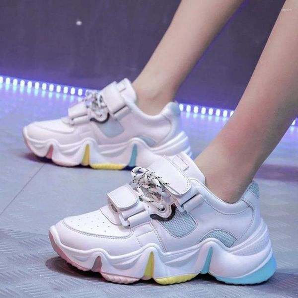 Fitness Shoes Chunky 2024 Sneakers Women Platform Summer Walking Treiners Casual Woman Baskets Brand Korean Fashion Papai 5cm