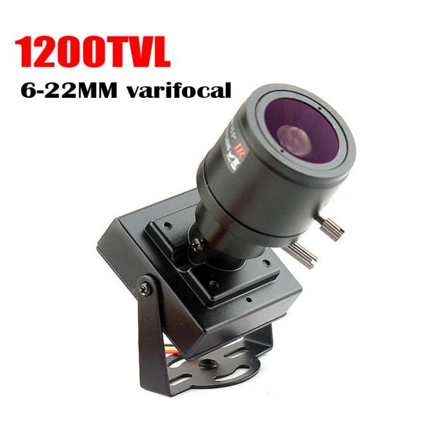 Kameralar Mikro Video 622mm Lens Çeşitli Mini Kamera 1200TVL Ayarlanabilir Lens Metal Güvenlik Gözetim CCTV Kamera Araba Sıkış