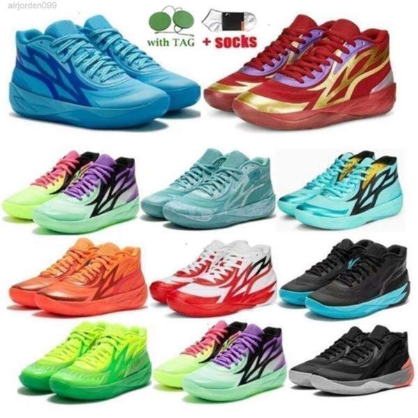 Lamelos Ball BM 2 Scarpe da basket BM.02 Outdoor 02 HoneyCobm Phoenix Flare Lunar Jade Orange 2023 Luxurys Atletico allenatori da jogging sneaker