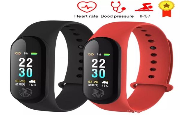 M3 Plus Smart Wristband Band Fitness Bracelet Big Touchscreen Reminder Heart Free Tracker Smart Band Uhr für Android iOS4033002