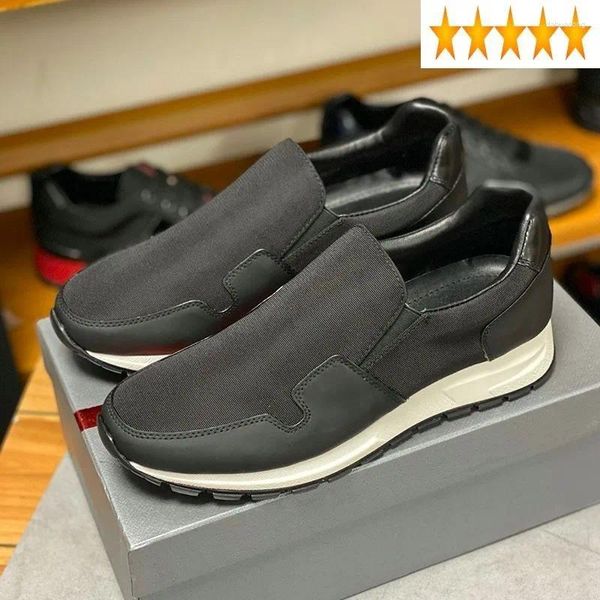 Casual Schuhe Mode-Herren-Ladungsstoffe aktives echtes Leder gespleißt Espadrilles wasserdichte, hart lernende Anti-Odor atmungsaktiv