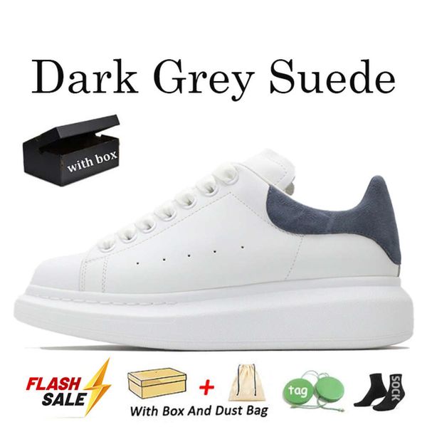 Sapatos de grife sapatos casuais estilista de camurça de couro preto branco