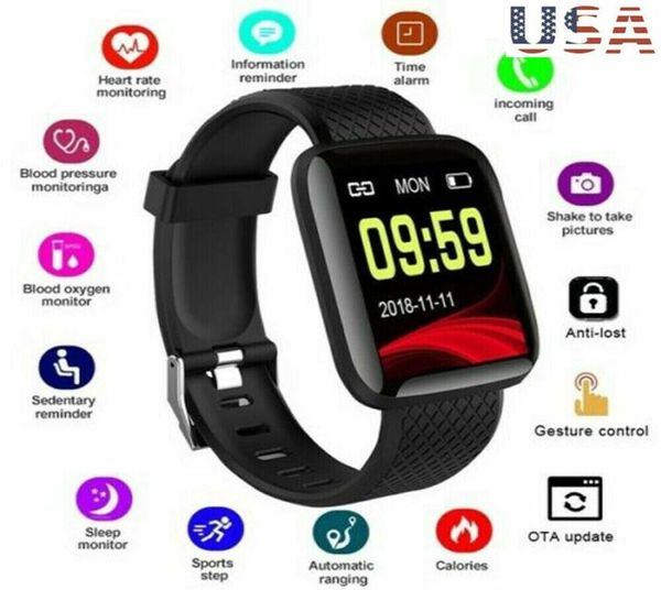 Smart Watch Carent Restendment Blood Pressure Auroproof Smart Sports Watch Sports Bracciale compatibile con Huaweisamsung Apple Mobile Pho4568416