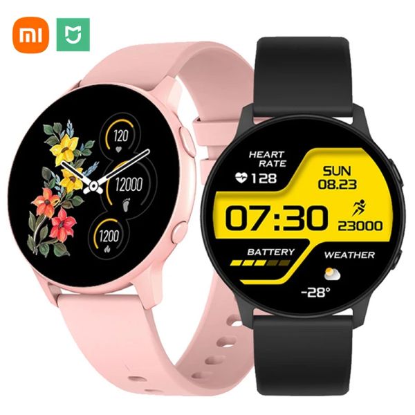 Relógios Xiaomi Mijia 2022 Novo relógio inteligente Men Screen Touch Screen personalizada Watchface Longo Tempo de espera IP68 Smartwatch Women MX1