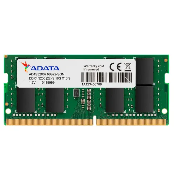 RAMS ADATA RAM Memoria SO Dimm 260Pin DDR4 4GB 8GB 16GB 32GB 2666MHz 3200MHz per memoria del laptop Memoria ad alte prestazioni Laptop Memoria