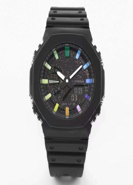 Herren Quartz Watch Sport Digital wasserdichte Uhr LED Dual Display kleine Hände können neue Farbe 5275636 arbeiten