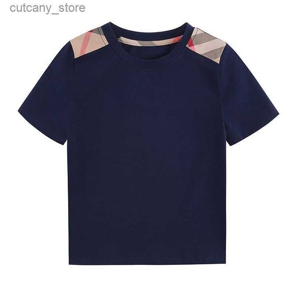 T-Shirts 2-8T Cotton Kid T-Shirt Sommer Toddr Kid Baby Girls Kleidung Kurzes Seve Top Säugling Tee Casual Lose Childrens T-Shirt Outfits L46