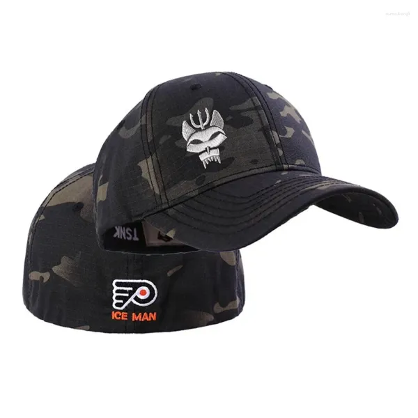 Ball Caps Seal Team Serisi Beyzbol Pratik Akrilik Elyafları Ulusal Bayrak Taktik Kapak Snapback Hat