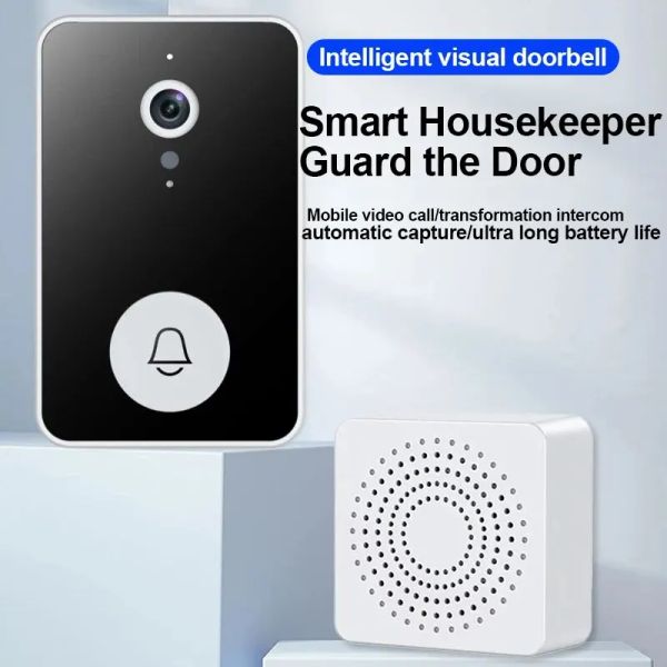 Campanelli intelligenti wifi visione notturna a bassa potenza vGa vigile rorbell app telecomanzo Intercom mobile Notifiche push mobili